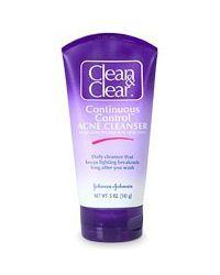 Clean Clear Continuous Control Acne Cleanser
