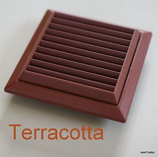 Outside Vent Grille TERRACOTTA Wall Ventilation Vent Damp Mould