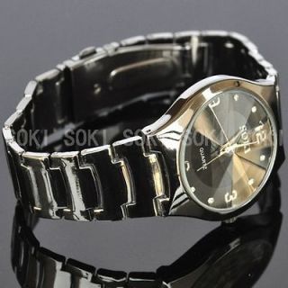 New Black SOKI Classic Luxury Mens Analog Quartz Wrist Band Gift Watch