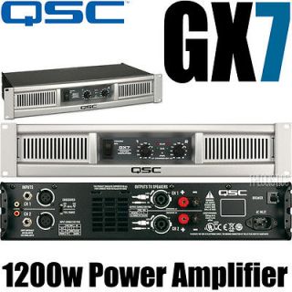 QSC GX7 1200 Watt Power Amplifier GX 7 Professional Stereo Amp BRAND
