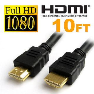listed HDMI 10ft Support PS3 HDTV 1080p 720p PC Xbox 3M long Cable DVD