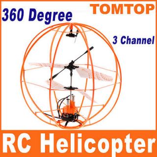 Fly Ball Mini RC Helicopter 3CH 3 Channel Control Built in Gyro