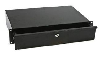 OSP 2 SPACE SHALLOW RACK MOUNT DRAWER ATA ROAD CASE NEW