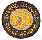 POLICE ACADEMY GREATER ST. LOUIS MISSOURI Patch state MO sheriff