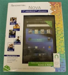 PanDigital Android Nova 4GB Tablet, Wi Fi, 7in   Black Android 2.3