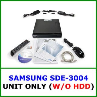 Samsung SDE 3004 4CH DVR System without HDD   AA Grade
