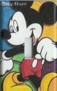 DISNEY MICKEY MOUSE SWITCHPLATE OUTLET COVER NEW CUTE