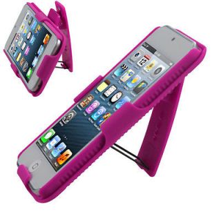 For iPod Touch 5 5th Gen COMBO Belt Clip Holster Case Cover Kick Stand