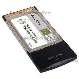New Belkin Wireless PCMCIA Card 802.11G/B Laptop WIFI