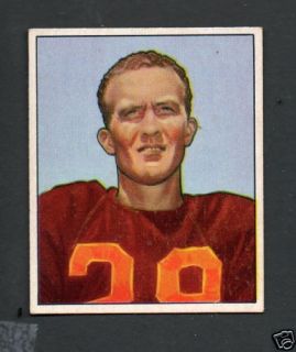 1950 Bowman #30 Hugh Taylor Redskin s