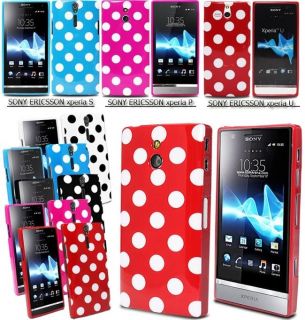 Dots For Sony Ericsson Xperia S P U Silicone Gel Mobile Case Cover