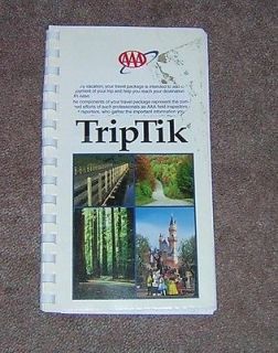 Triple AAA Triptik Tour Book 1998 Omaha Nebraska to Des Moines Iowa