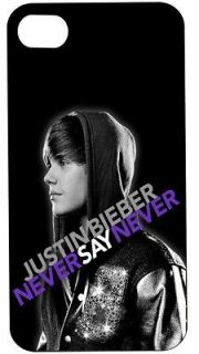 JUSTIN BIEBER iPhone 4 4S iPod Touch Custom Print Cover Case Print #