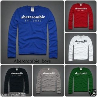 ABERCROMBIE KIDS BOYS SHIRTS size S M L XL NWT blue red gray green