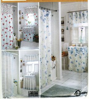 Home Dec Bathroom Accessories Shower Curtain Sewing Pattern Simplicity