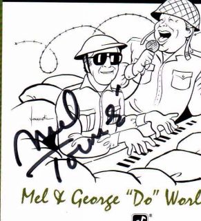 Mel Torme Signed CD Insert+CD(Songwriter, Jazz, George Shearing, WWII