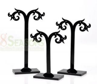 Set Acrylic Earring Tree Shaped Display Stand Holder