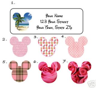 Very Cool MICKEY MOUSE EARS ADDRESS LABELS   BUY any 5, Get 1 FREE