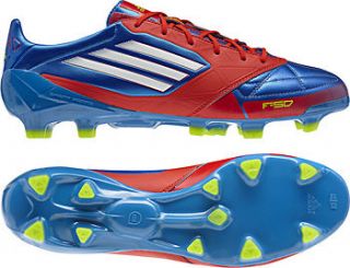 Mens Adidas F50 adiZero TRX Firm Ground Leather Football Boots