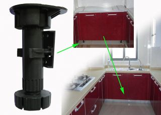 1x Adjustable Height Plastic Cabinet / Cupboard Leg /foot for Kitchen