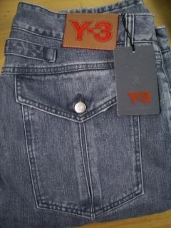 YOHJI YAMAMOTO ADIDAS New $350 Buckeback Jeans 36