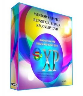 WINDOWS XP PRO REPAIR RESTORE BOOT CD & LAPTOP PC FIX RECOVERY~FIX PC