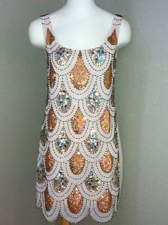 Lady Marmalade Sequin and Beaded Dress