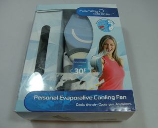 Small Fan & Mini Air Conditioner The Original Handy Cooler in Blue