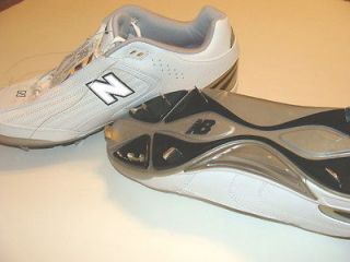 NWT Mens New Balance White Baseball/Softb all Cleats Size 15 ~ NICE