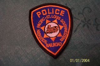POLICE RAILROAD HAT PATCH SOUTHERN PACIFIC ST LOUIS
