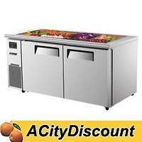 AIR JBT 60 60 REFRIGERATED BUFFET DISPLAY TABLE STAINLESS W/ CASTERS