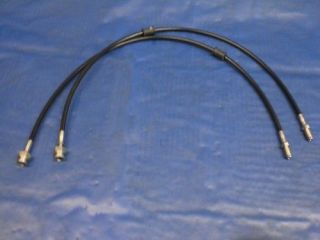 BMW Airhead 2 Stainless Front Brake Lines R90S R100RS