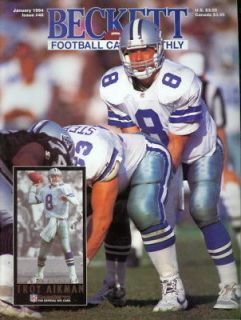 1994 Beckett Football Magazine Troy Aikman   Cowboys