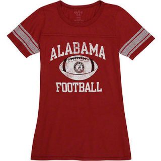 Alabama Crimson Tide Womens Intensity Ring Spun Football Jersey T