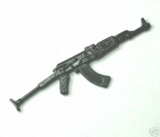 AK47 AK 47 Assault Rifle w Fold Stock 118 Scale Weapon for 3 3/4