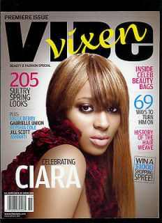 VIBE VIXEN WOMEN OF COLOR MAGAZINE SPRING 2005 PREMIERE ISSUE CIARA