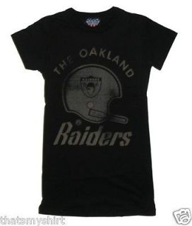 New Authentic Junk Food NFL The Oakland Raiders Ladies T Shirt Size XL