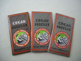 30 Organ Sewing Machine Needles Leather Point Singer 29K 29 4 Class