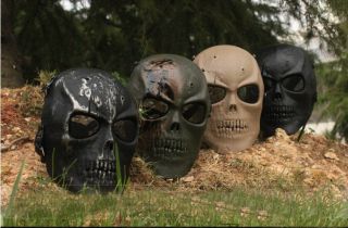 Creative Skull Skeleton Army Airsoft Paintball Full Face Game Protect