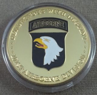 US Army 101st Airborne Division Challenge Coin / Style B