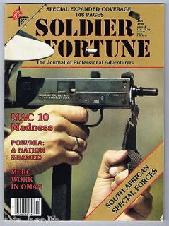 FORTUNE MAGAZINE Vol 11 # 1   JANUARY 1986   GUNS MAC 10 SOUTH AFRICA