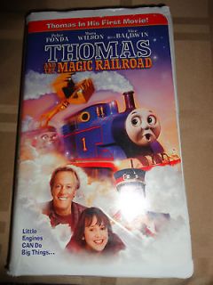 Thomas and The Magic Railroad VHS Video Movie w/ Alec Baldwin