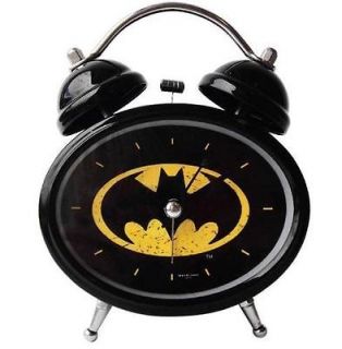 DC COMICS OFFICIAL RETRO DOUBLE BELL ALARM CLOCK NEW IN GIFT BOX
