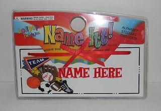 NEW Lolipop Kids Inc, Name Itt Personalized Sports Wooden Room Sign