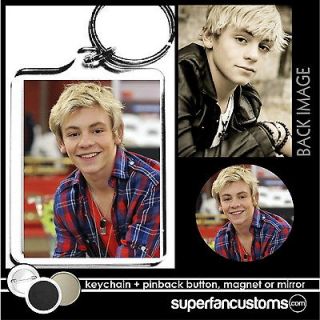 KEYCHAIN + BUTTON or MAGNET pin and Shor Austin & Ally key ring #1724