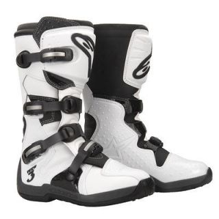 Alpinestars Tech 3 Boots 2011 White CLOSEOUT! Click For Sizes! MX ATV
