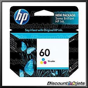 GENUINE HP 60 CC643WN HP60 Color Printer Ink Cartridge Deskjet D2660