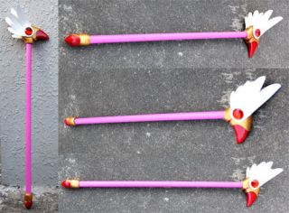 Sakura Sakura Kinomoto Eagle head magic clow Cosplay wand stick Cane
