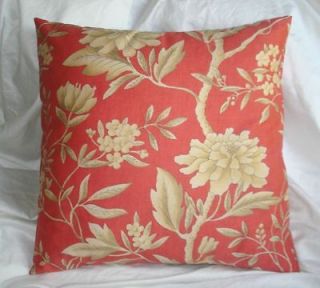 Ralph Lauren Villa Camelia floral square custom pillow sham PAIR