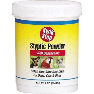 Gimborn Kwik Stop Styptic Powder Benzocaine Nails Bleed Pet Quick Stop